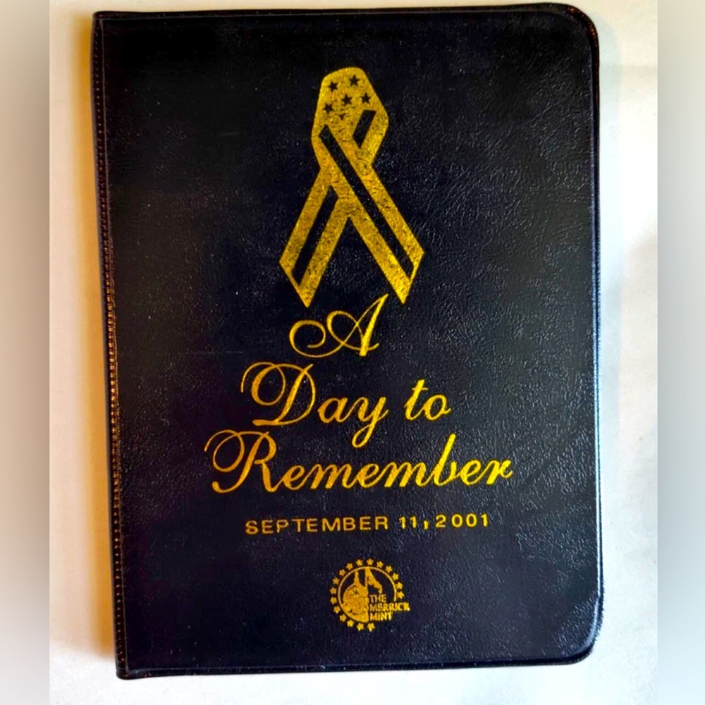 9/11 Commemorative Timeline & Coin Collection Binder. Coins Sealed as purchased.
